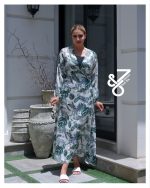 پیراهن ساحلی گلدار کد 7655