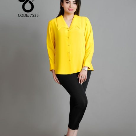 بلوز یقه انگلیسی کد 7535