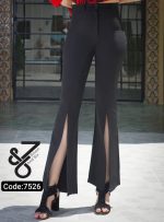 شلوار مازراتی جلو زیپ کمر سگک کد 7526