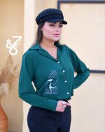 الیزه نگین کوبی سبز یشمی